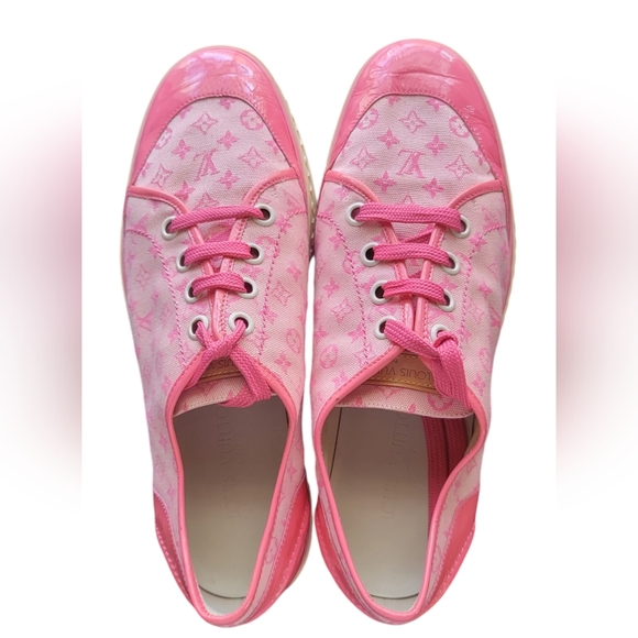 LOUIS VUITTON Monogram Sneakers - PINK - Size 41 - US 11 - Picture 8 of 10
